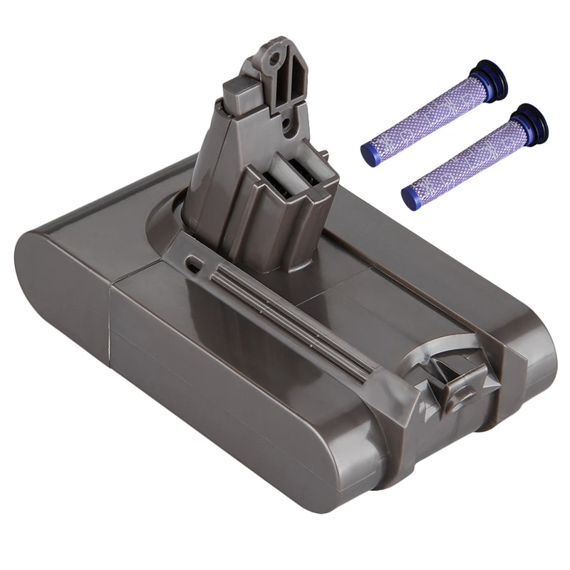 Filter V6 21.6V 3000Mah Li-Ion Battery For Dyson V6 Battery For Dc58 Dc59 Dc61 Dc62 Vacuum Cleaner Sv09 Sv07 Sv03 Sv04 Sv06