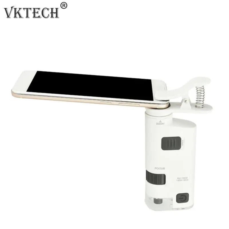 

Universal Mobile Phone Microscope 100X-150X Zoom Jewelry Antiques Magnifier Clip Macro Lens Microscope Drop Shipping