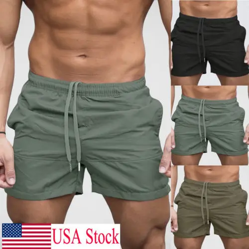 Mens Tracking Gym Casual Sports Jogging Jogger Shorts Sports Running