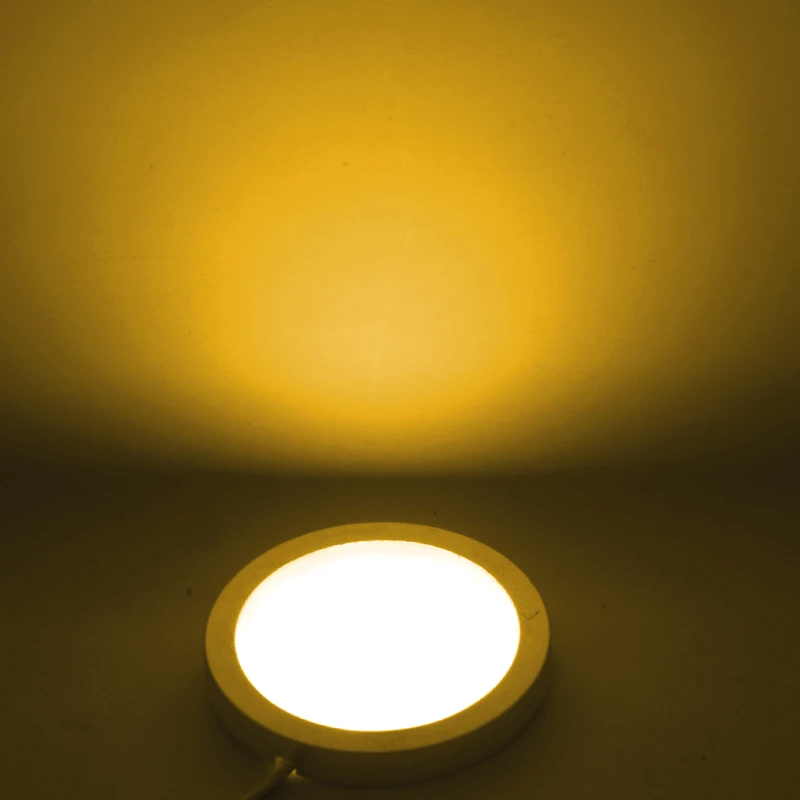 Точечный ультра-тонкий Встроенный светодиодный мини-прожектор 110 V-220 V шкаф витрина дисплей винный шкаф поверхностное крепление 3W панель круглый светильник
