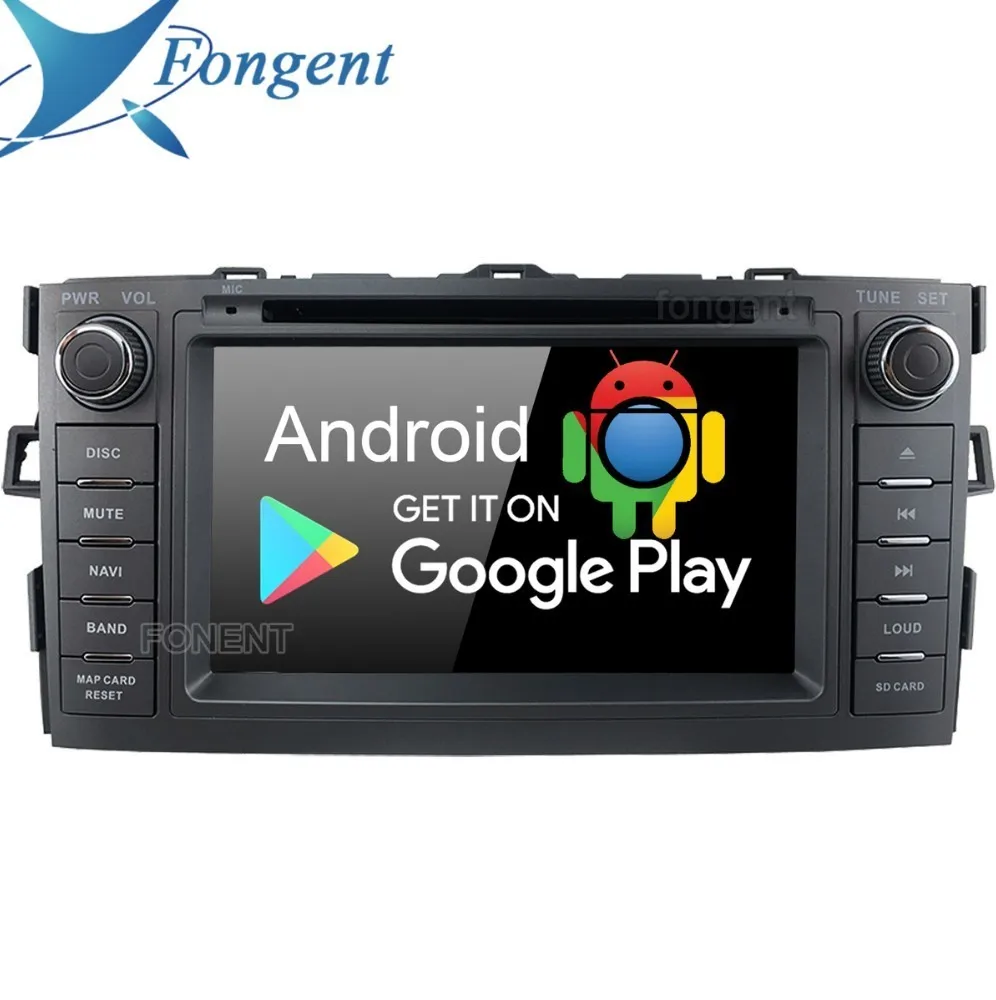 Android 9 0 блок для Toyota Auris 2008 2009 2010 2011 2012 автомобильный 2 Din радио GPS DVD Navi аудио стерео | Отзывы и видеообзор