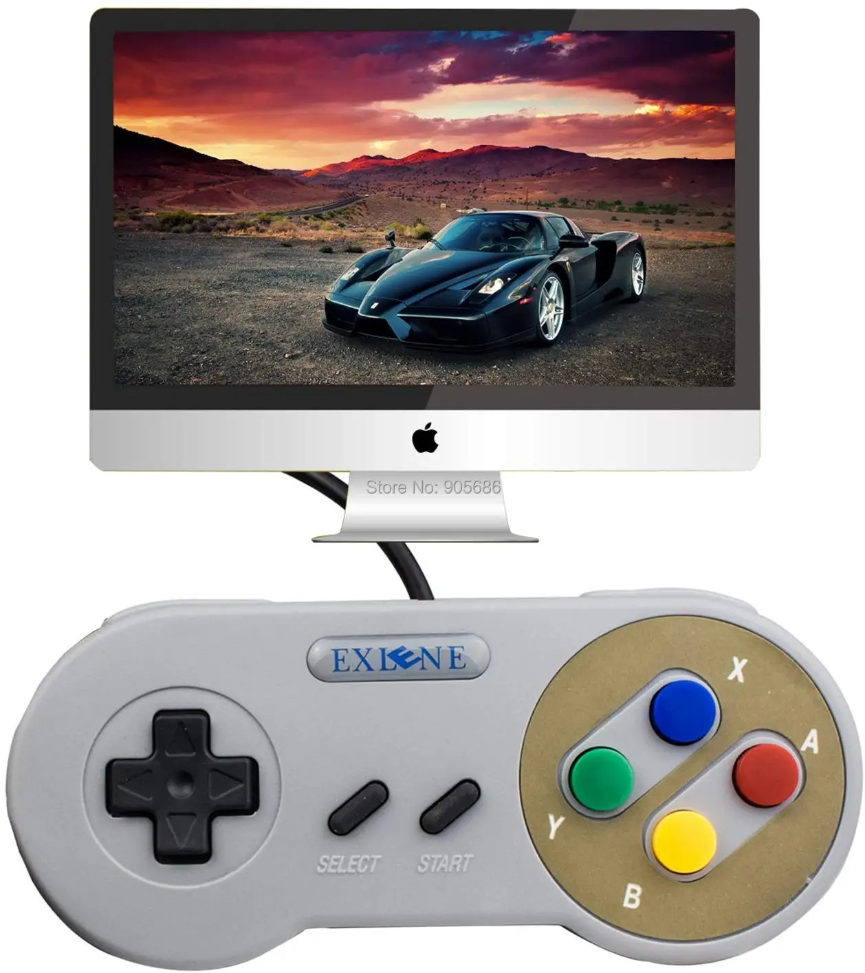 Exlene 3 пакета SNES USB контроллер для классической игры геймпад джойстик Raspberry Пи Windows