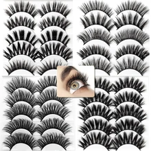 21 стиль, 5 пар, 3D ресницы, норковые накладные ресницы, ручная работа, густые, макияж, ресницы, объемные, грязные, крестообразные, для наращивания ресниц