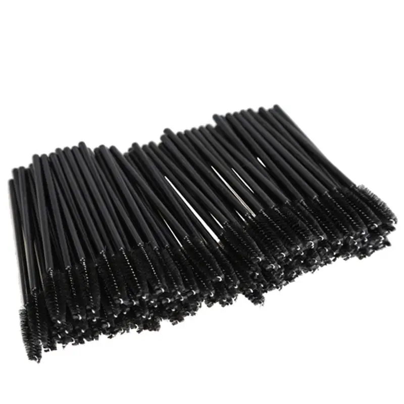 

100Pcs One-Off Disposable Eyelash Brush Mini Mascara Wand Applicator Makeup