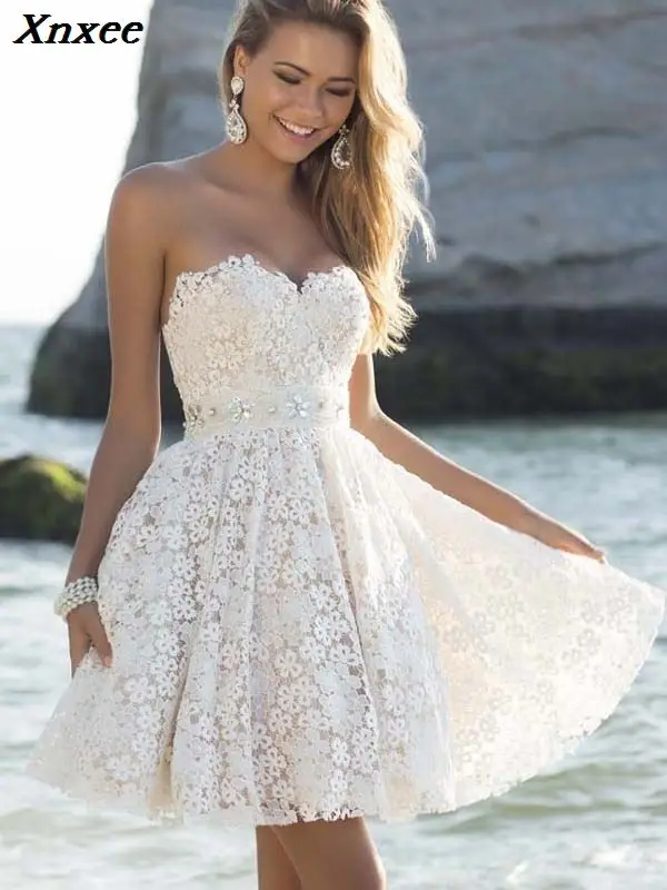 فستان قصير 2018 جديد ثوب أنيق عارية الذراعين مثير الحبيب رداء دي سواريه Vestido Madrinh Xnxee