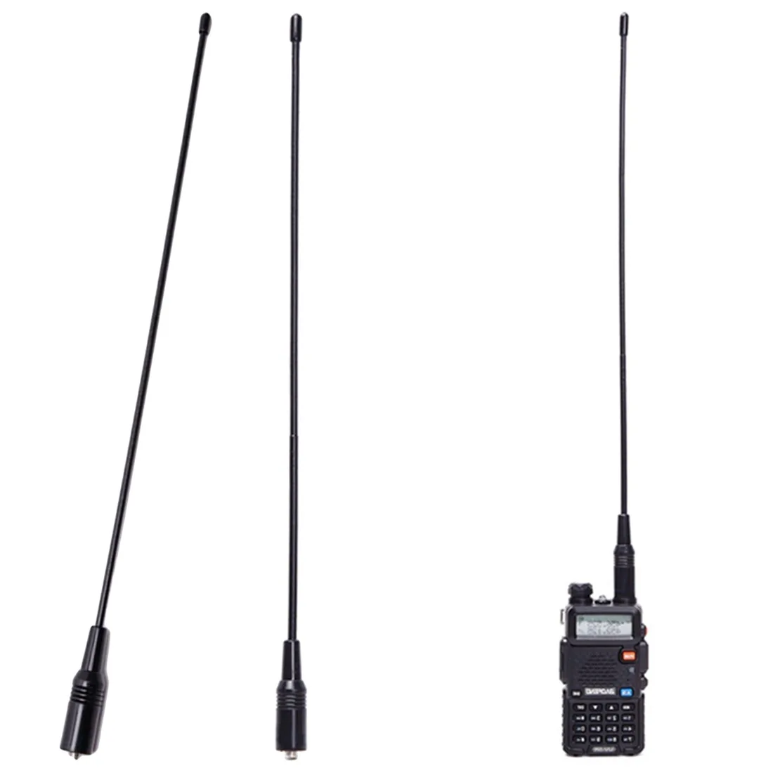 

Portable SMA-771 SMA-Female Dual Band 10W Antenna 40cm Flexible For Baofeng UV5R Useful 2.5 dB