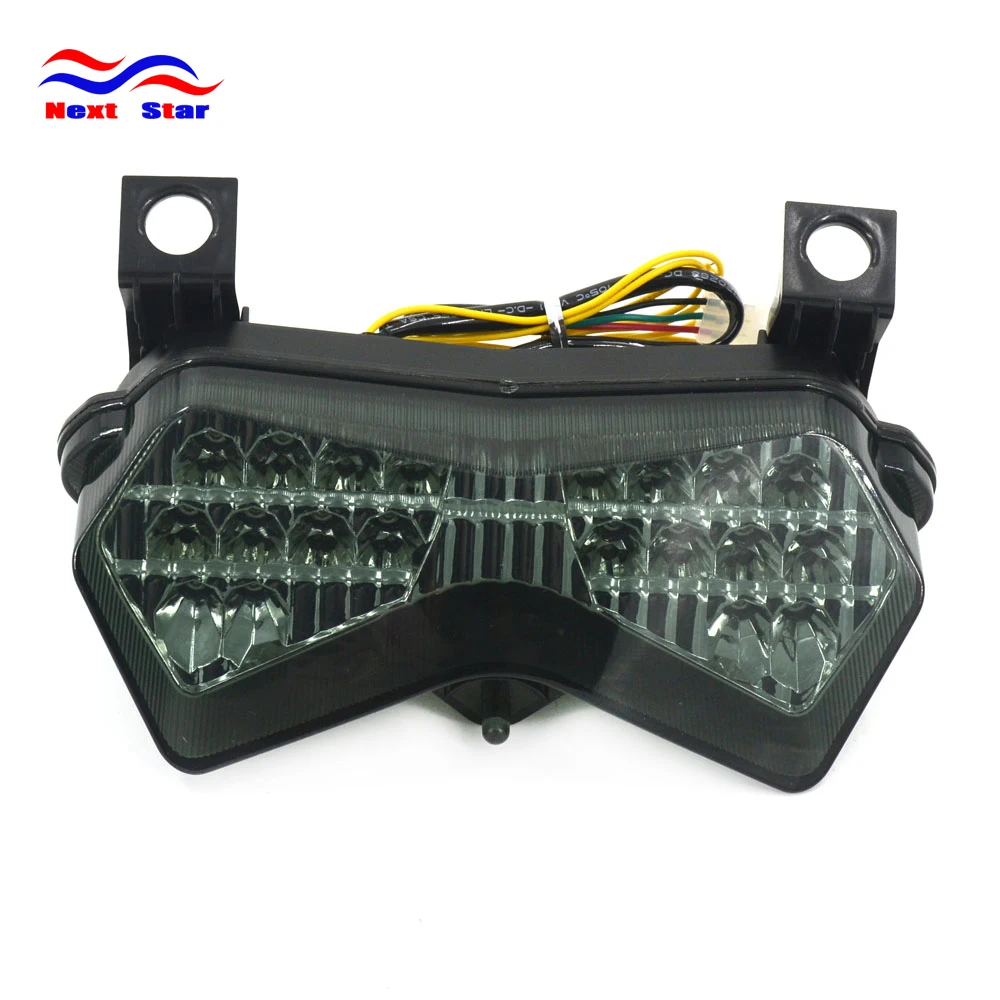 Motorcycle Black ABS Rear Tail Light Assembly Taillight For KAWASAKI