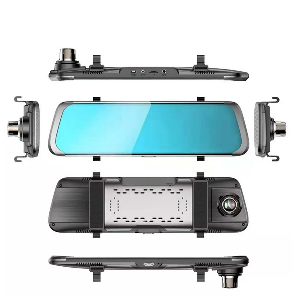 

Dual Lens IPS Screen Car Driving Recorder 1080P Full Screen Black AVI 1600x400 Display JPEG 140 degrees