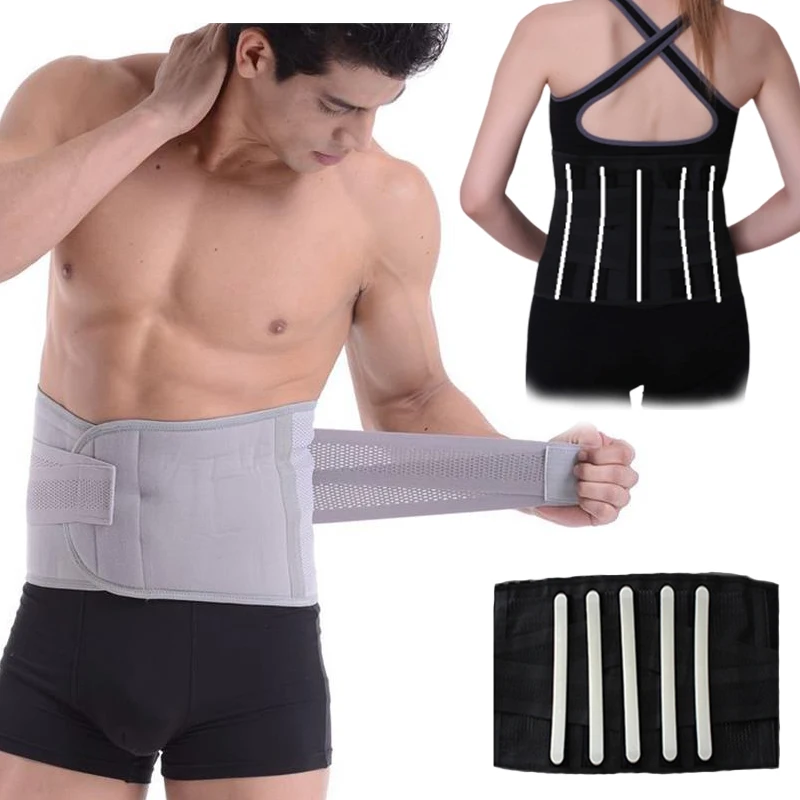 Adjustable Lower Back Support Brace Belt Relieve Waist Pain Tourmaline SelfHeating Posture Corrector Men Women C08 | Красота и