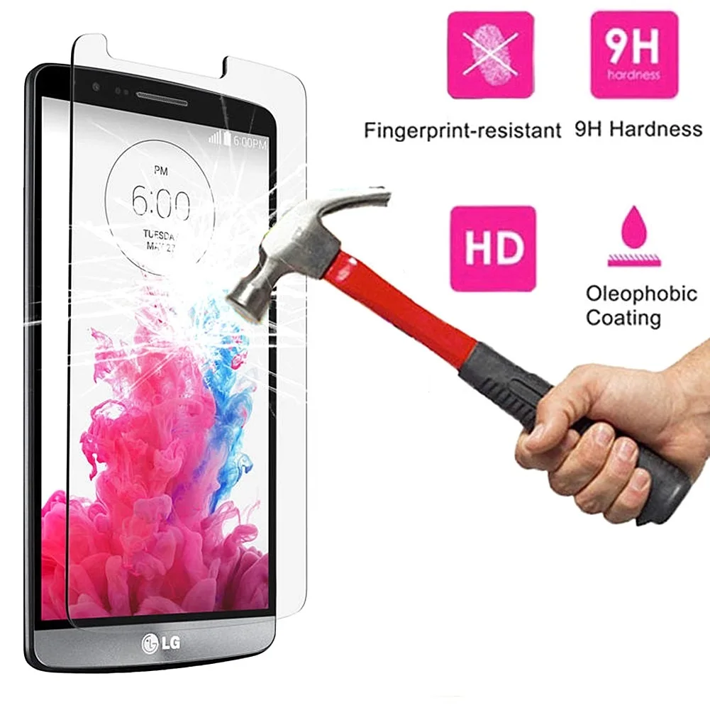 

Tempered Glass For LG Qstylus/STYLO4 Q7 G2 G3 H420 G3S G2mini G4S K4 Leon H502F G4Pro Magna X Power K5 Q6 Screen Protector Film