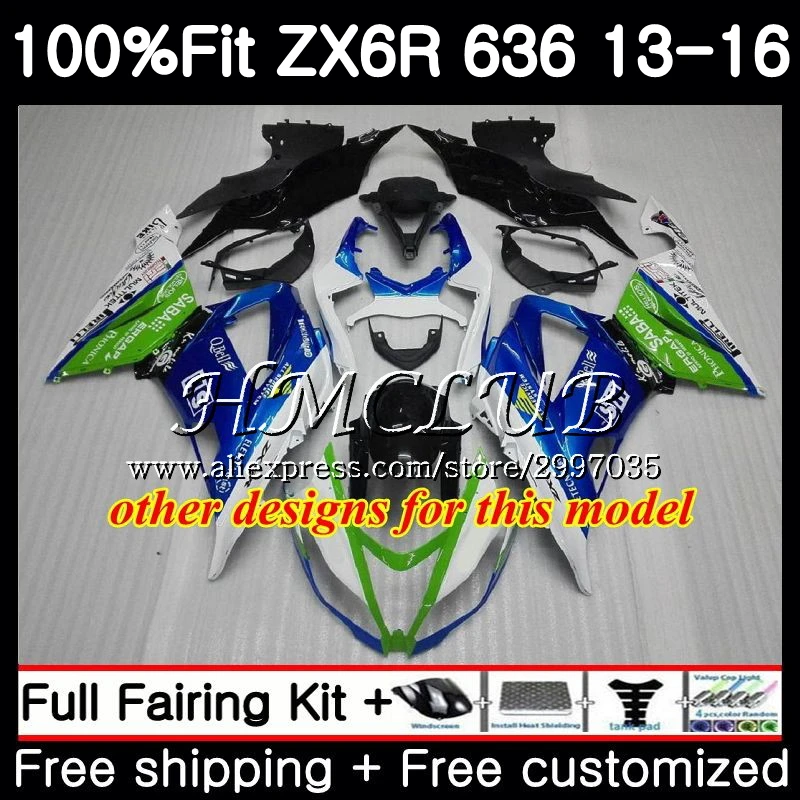 Инъекция для KAWASAKI NINJA ZX 636 2013 2014 2015 2016 52h4 600CC Зеленый Красный Горячий 6R ZX6R 13 14 15 16