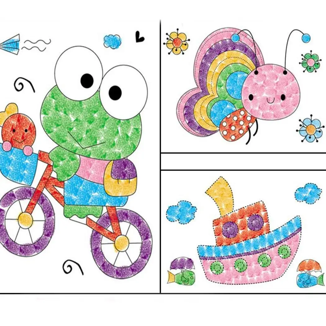 Красочные Fingerpaint комплект малыш Finger краски ing Craft Набор для рисования развивающие