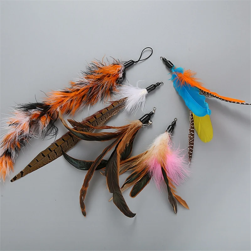 Practical Katten Speelgoed Funny Set Fishing Rod Retractable Feathers Make 5 Replaced Heads Set Feather Cat Pole Toys Sets Practical Katten Speelgoed Funny Set Fishing Rod Retractable Feathers Make 5 Replaced Heads Set Feather Cat Pole Toys Sets