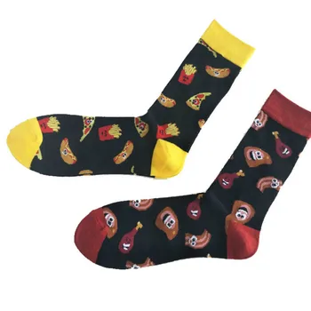 

PEONFLY Harajuku happy socks men's funny combed cotton dress casual wedding socks colorful novelty skateboard socks men
