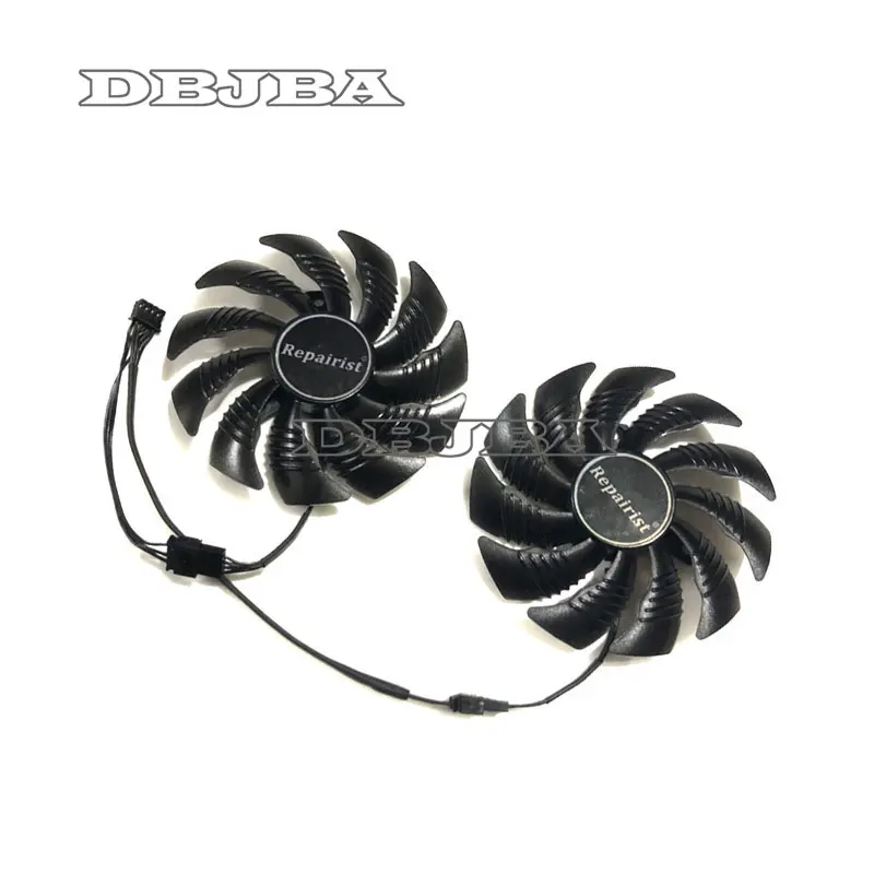 88mm T129215SU Graphics Card Cooling Fan For Gigabyte GeForce GTX 1050 Ti RX 480 470 570 580 GTX 1060 G1 1 pair Gaming Coolers