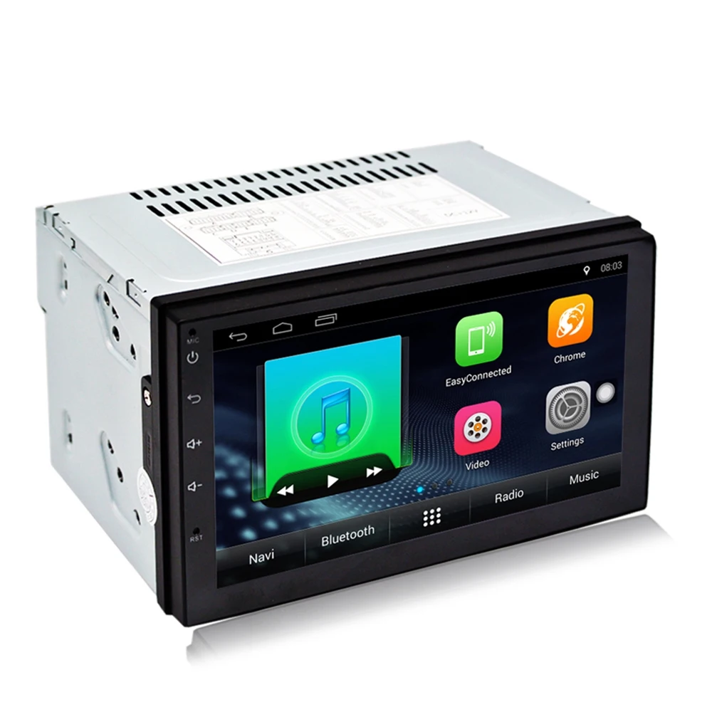 2 Din Android 7 1 автомобильное радио стерео дюймов 1024x600 Универсальный Автомобильный