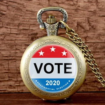 

New Arrivals Vintage Bronze Quartz Pocket Watch with Chain Retro Men Women Classic Pendant Necklace Clock Gift