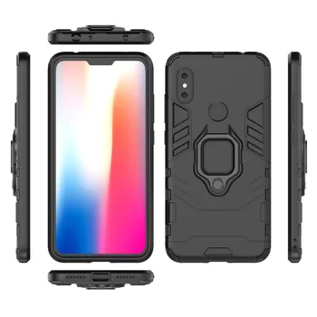 

For Xiaomi Redmi Note 6 Pro Case Redmi Note 6 Case Car Holder Magnetic Suction Ring Bracket Armor Cover for Xiomi Redmi Note6