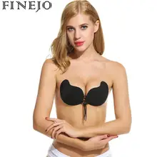 Дышащий Регулируемый канат Свадебный силиконовый без бретелек самоклеящийся пуш-ап женский Невидимый вечерние бюстгальтер для вечеринок Повседневный на палочке
