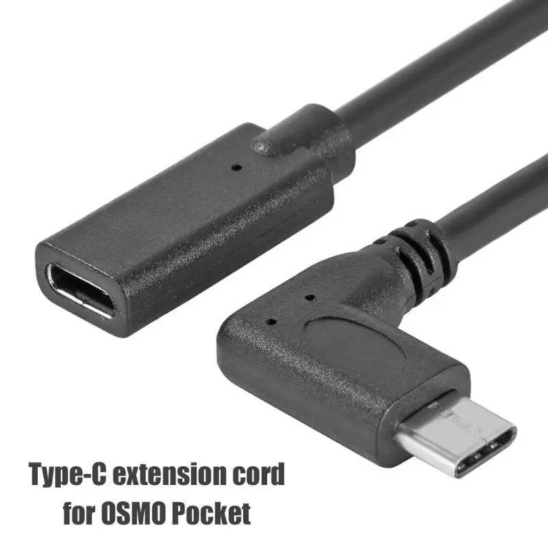 

ALLOYSEED 1m Type-C Charging Data Cable USB-C AV Video Audio Extension Wire Cord For DJI OSMO Pocket Handheld Gimbal Accessories