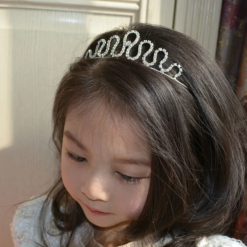 Принцесса Корона свадебный головной убор для невесты украшения для волос ювелирные изделия аксессуар тиара и короны для девочек головная повязка украшения