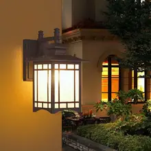 Веранда Ip55 Водонепроницаемый Уличный настенный светильник светодиодный Фонари для вилла сад крыльцо освещения двора для балкона ландшафтный светильник