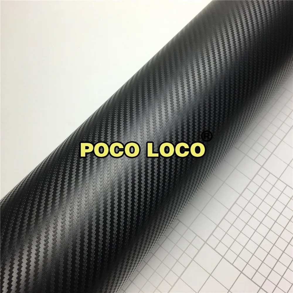 

3D Black Carbon Fiber Vinyl Film Car Wrap Sheet Film Sticker Car Styling Accessories Car Decoration Adhesive Sticker