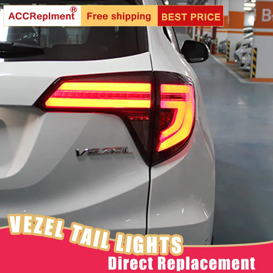 Автомобильный Стайлинг светодиодный задний фонарь для Honda HRV VEZEL задсветильник s