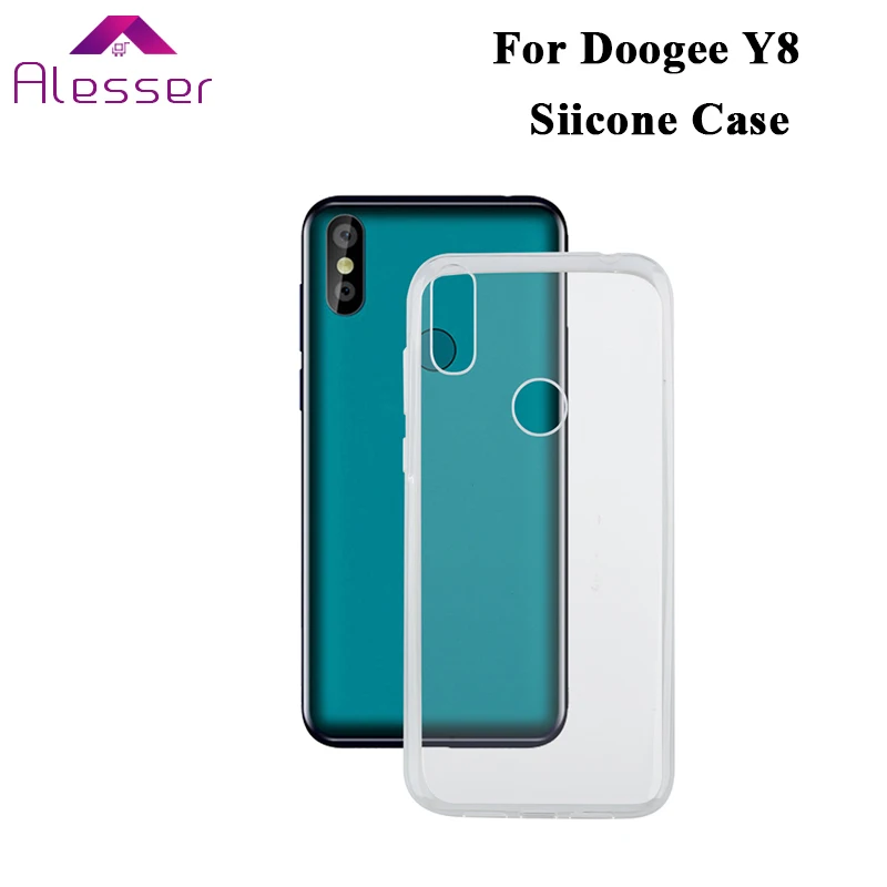 

Alesser For Doogee Y8 Silicone Case Soft Transparent Protective Back Cover Anti-knock Shell For Doogee Y8 Phone Case