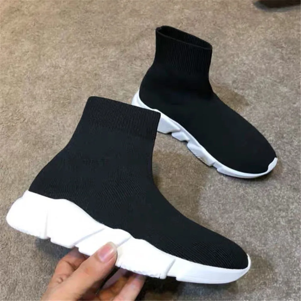 7 Lacets Chaussures De Plates 12 Tissu Pour Femmes 6 10 1 En 4 Entraîneur Chaussons Cuir Mode 13 Tricoté 8 3 9 Extensible Sortie 5 Chaussette 2 formes 11 Sans UUqwrZ5