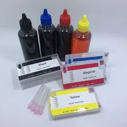 YOTAT – cartouche d'encre de colorant, 400ml, rechargeable, pour HP711XL, HP711, HP 711, HP Designjet T120, 24T520, 24T520, 36 T120, 610, T520 