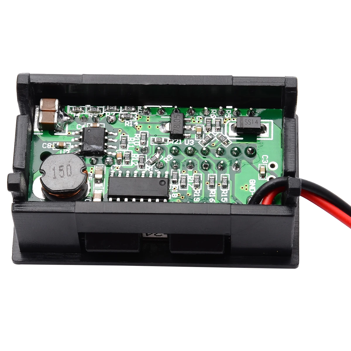 Светодиодный индикатор емкости свинцово-кислотной батареи 12 В, измеритель напряжения, измеритель напряжения, дисплей, зарядное устройство с двумя usb-портами для наружного питания