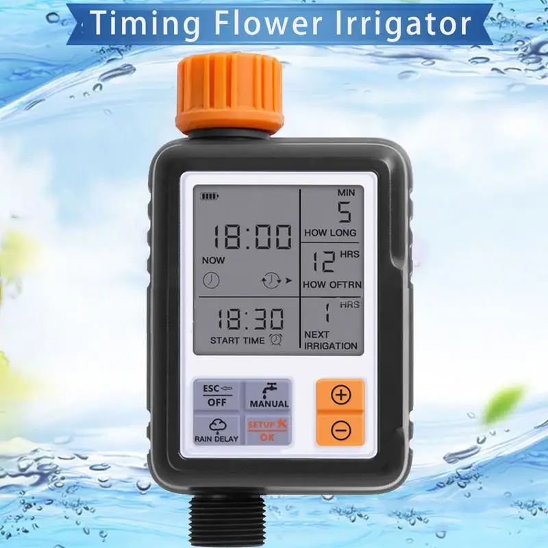 

Europe Universal LCD Screen Sprinkler Controller Outdoor Garden Solenoid Valve Timer Automatic Watering Device Irrigation Tool