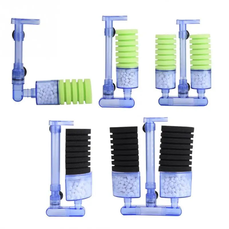 Aquarium Filter Air pump Sponge Biochemical Oxygen Pump for Mini Fish