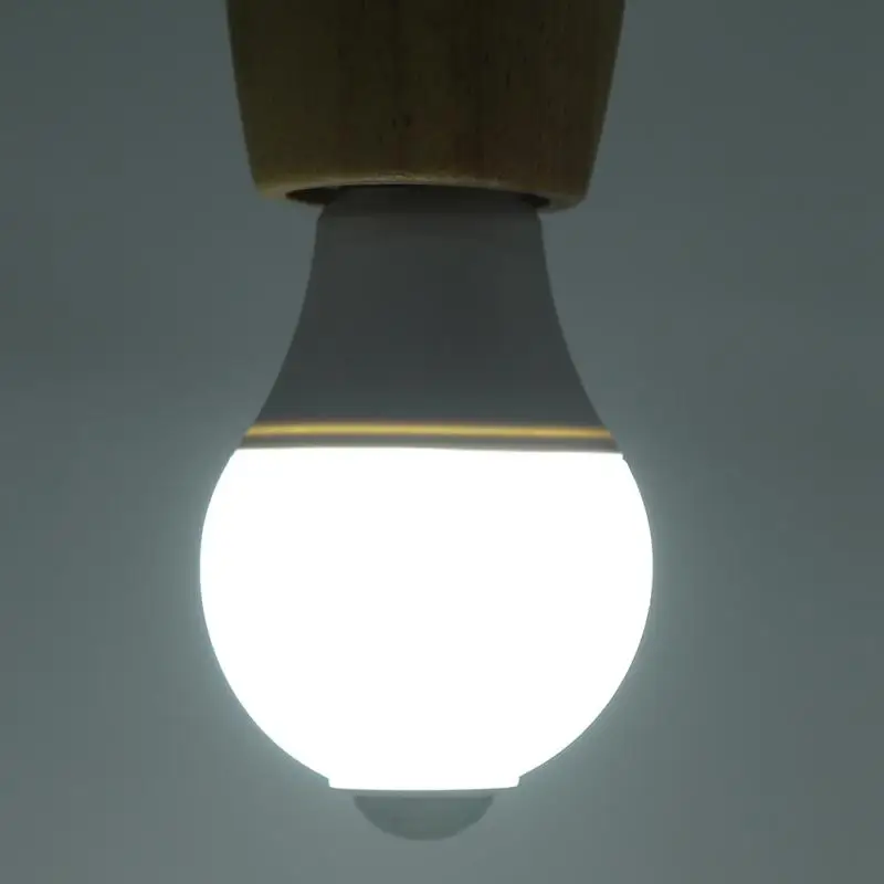

E27 LED Bulb PIR Motion Sensor Lamp Bulb Human Body Induction Light Bulb AC85-265V led lampen Pure White Hot Sale
