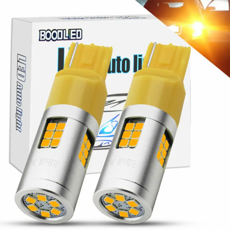 2 шт. Автомобильные светодиодные лампы T20 7440 3030 SMD 30|Сигнальная лампа| |