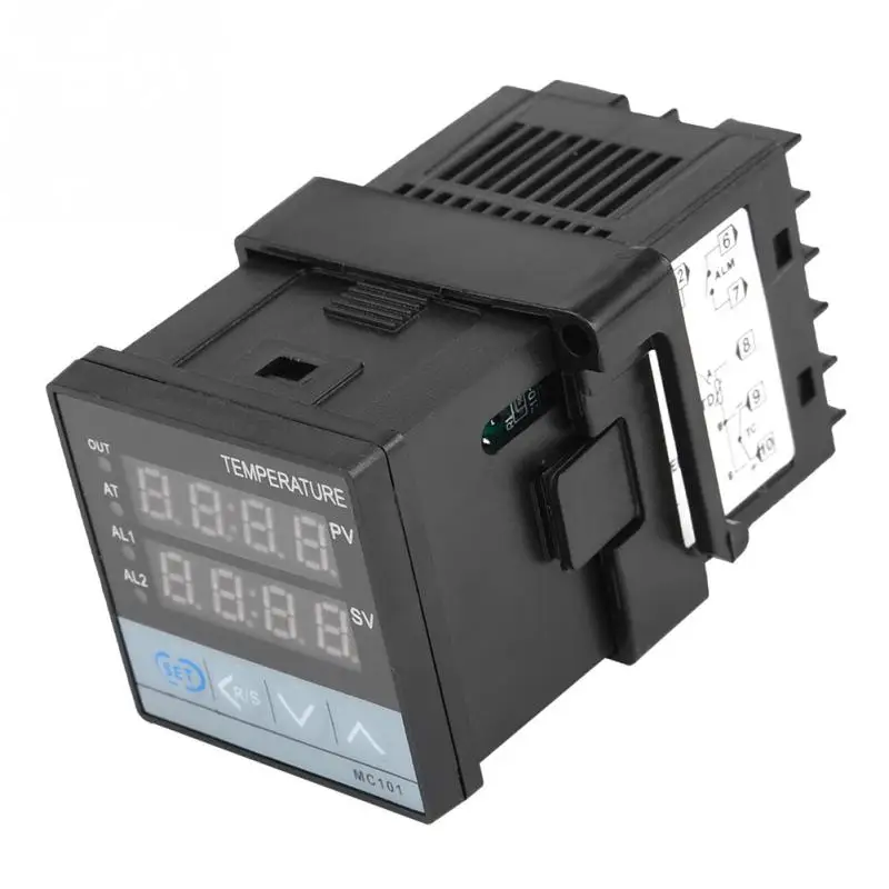 MC101 цифровой PID регулятор температуры инструмент реле/SSR выход 48 мм x 48 мм инструмент