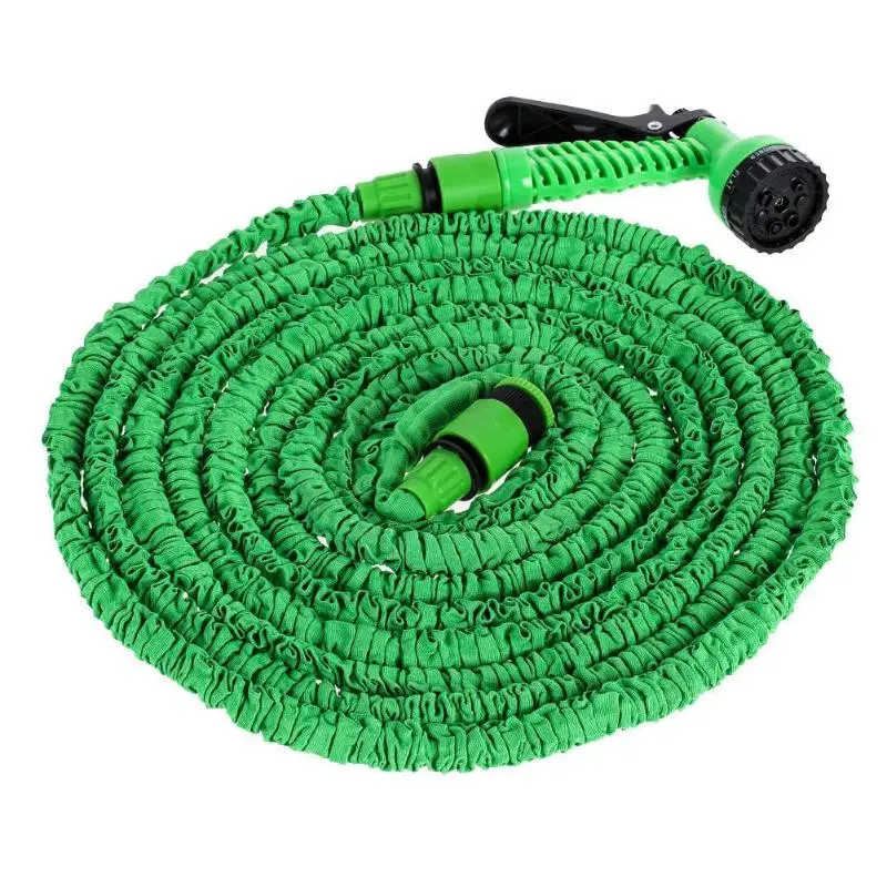 25 50 75 100 Feet Expandable Magic Flexible Garden Water Hose w/ Spray Nozzle 25 50 75 100 Feet Expandable Magic Flexible Garden Water Hose w/ Spray Nozzle