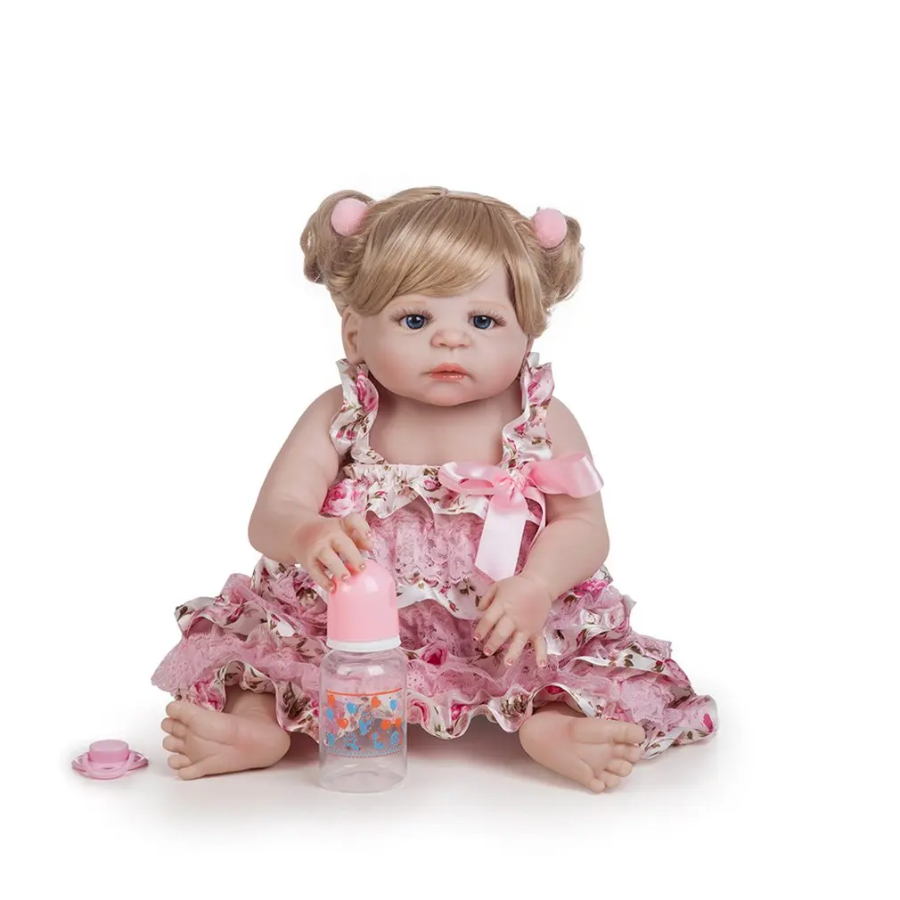 

BM0020 Reborn Baby Doll Silicone Vinyl Realistic Girl Babies Dolls 55 cm Lifelike Princess Kids Toy Children Birthday Gift