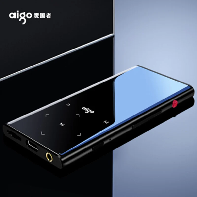 NEW AIGO M1 Metal Mp3 Player HIFI Lossess FM Radio Recording Pedometer BT 4.1 Built-in Speaker Support to 128GB For Touch Screen NEW AIGO M1 Metal Mp3 Player HIFI Lossess FM Radio Recording Pedometer BT 4.1 Built-in Speaker Support to 128GB For Touch Screen