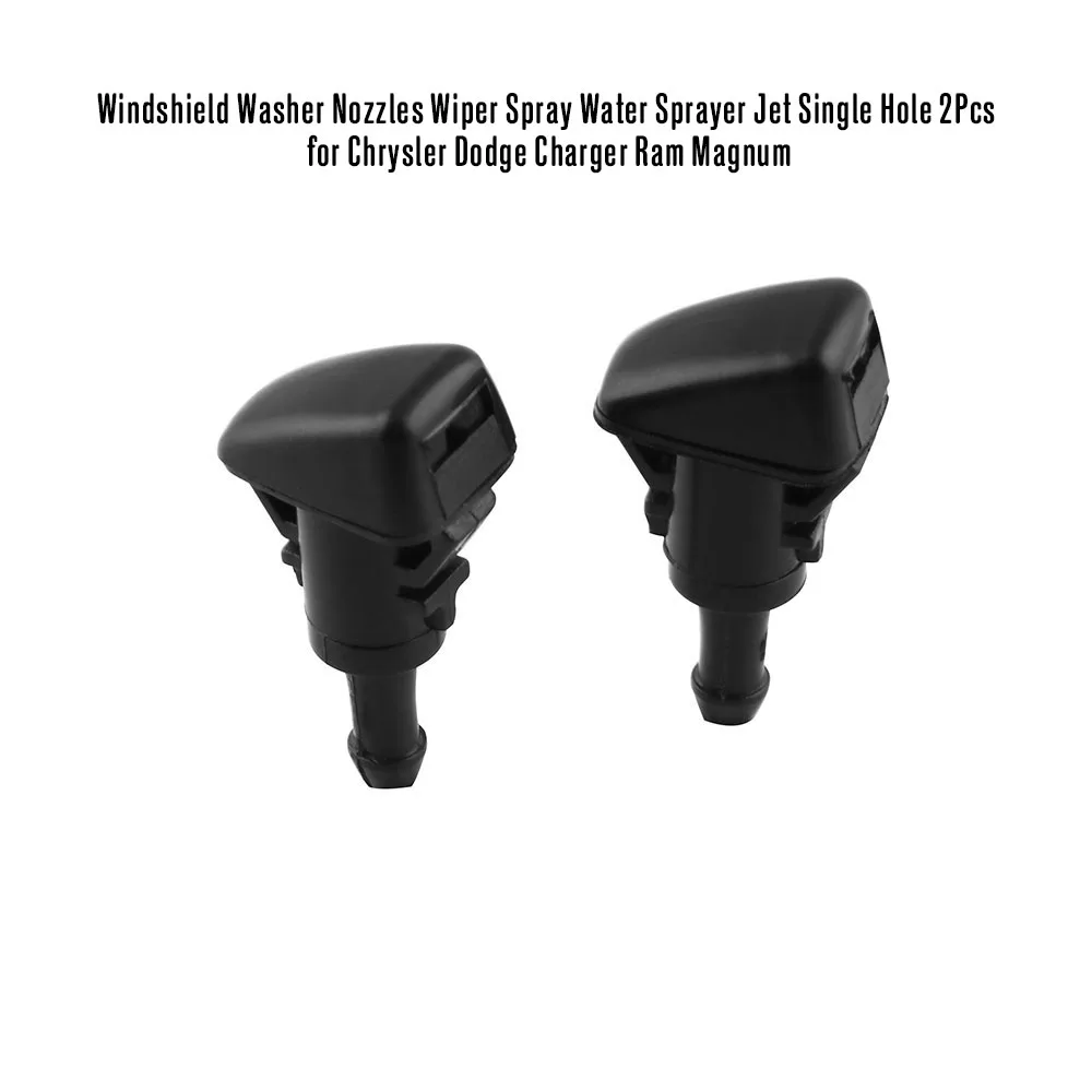 Windshield Washer Nozzles Wiper Spray Water Sprayer Jet Single Hole