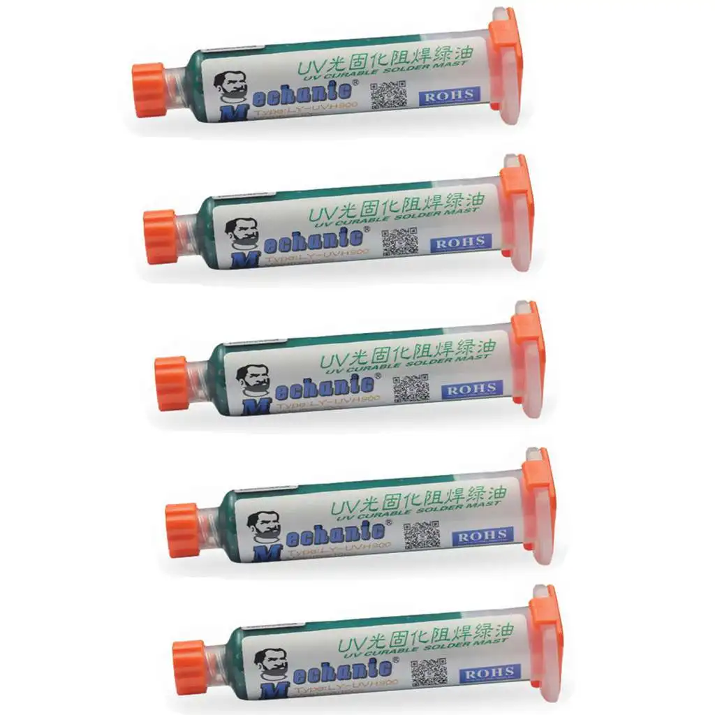 10ML Green SOLDER MASK Mechanic Circuit Board Uvpcb Curable Curing