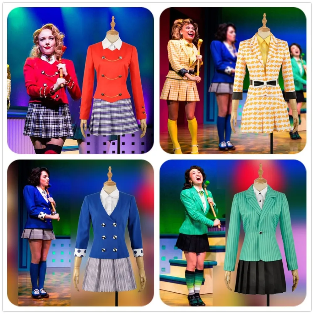 

In Stock Heathers The Musical Rock Musical Chandle McNamara Veronica Heather Duke Cosplay Costume Custom Size Girl Stage Dress