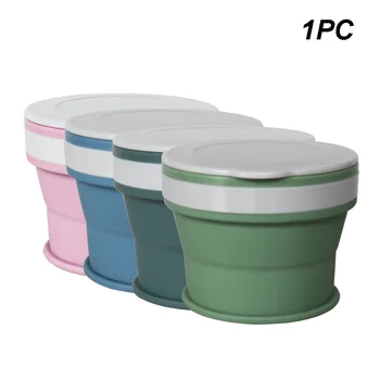 

170ml/270ml Silicone Leak Proof Camping Portable Folding Tea Home Travel Coffee Office Cup