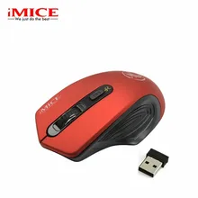 IMICE 2,4 ГГц Беспроводной оптическая компьютерная мышь 1600 Точек на дюйм Игры Эргономичный Mause 4D Мини-Мыши с USB приемник для ноутбука Desktop