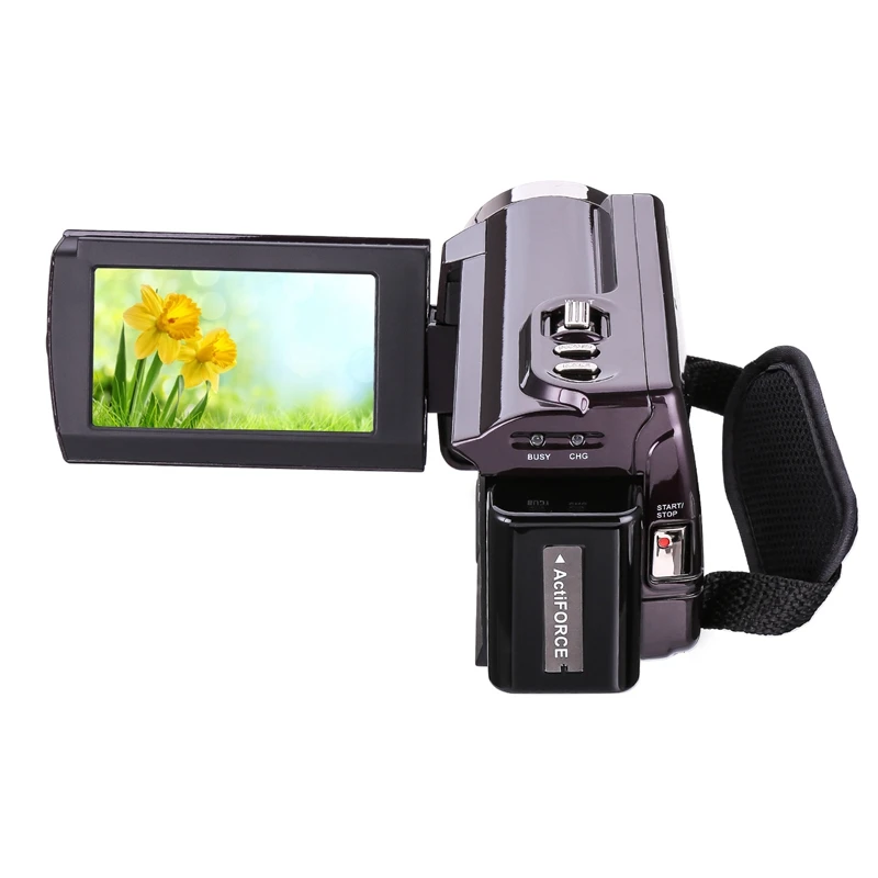 1080P 16X Hdv 5053Str портативная видеокамера Full Hd цифровой зум Цифровая рекордер Dvr с Wifi 8Mp