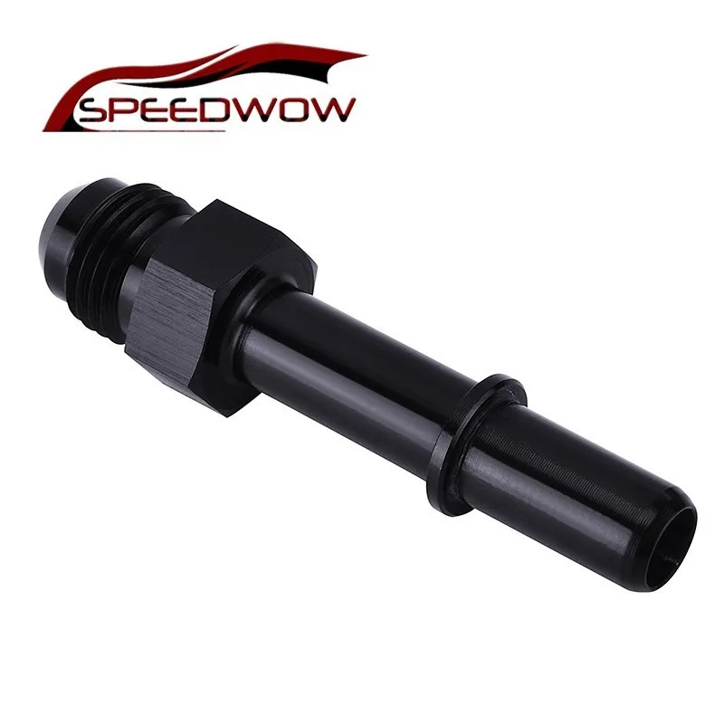 Детали двигателя SPEEDWOW черный 6 AN Flare к 1/4 &quotSAE быстроразъемный переходник с