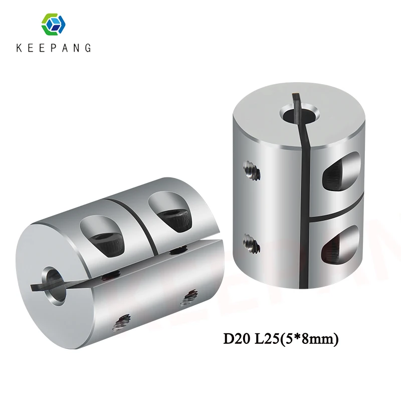 Acoplador De Eje De Abrazadera 4mm A 8mm ServoCity - RobotShop