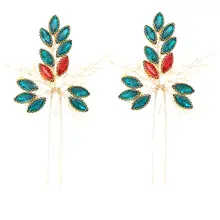 2 шт. заколки для волос в традиционном китайском стиле Стиль ручной работы с жемчужной отделкой, U-образный Заколки Головные уборы волосы аксессуар, зажим для волос для Для женщин; эластичная женская обувь