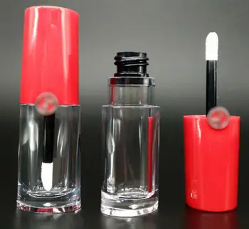 

200pcs fashion Empty DIY Lip Gloss Refillable Container, Red Elegant Makeup Tool, Liquid Lipstick Tube new